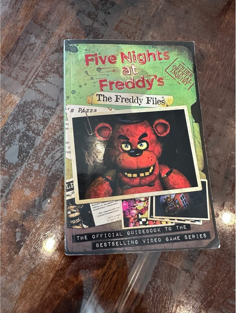 Five Nights at Freddy's The Freddy Files Official Guidebook
